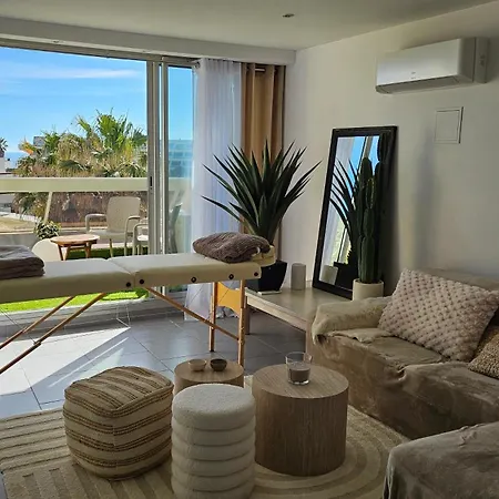 아파트 Perle Blanche Naturist Village Sea View *